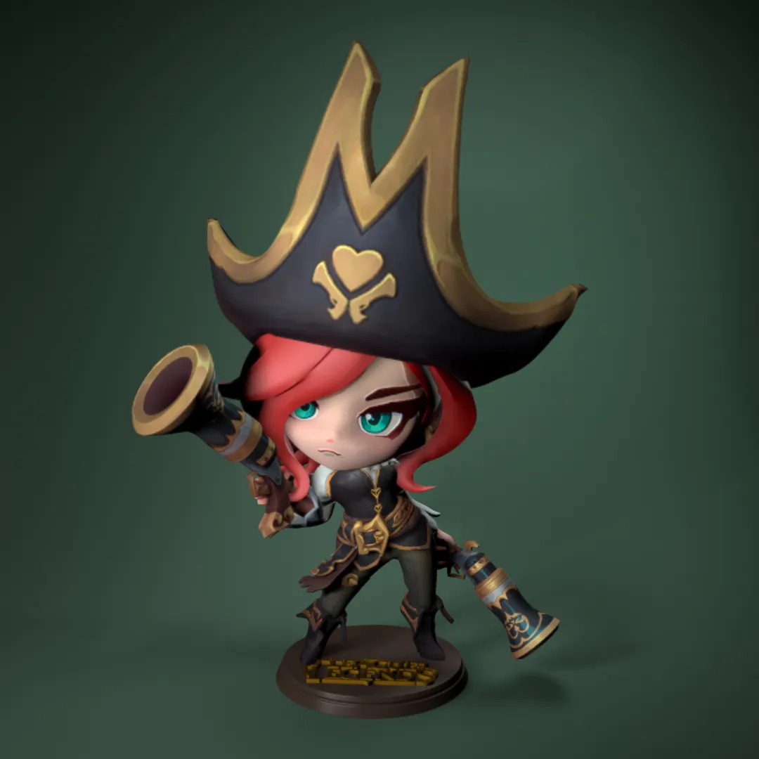 MISS FORTUNE FROM LEAGUE OF LEGENDS - CHIBI VERSION