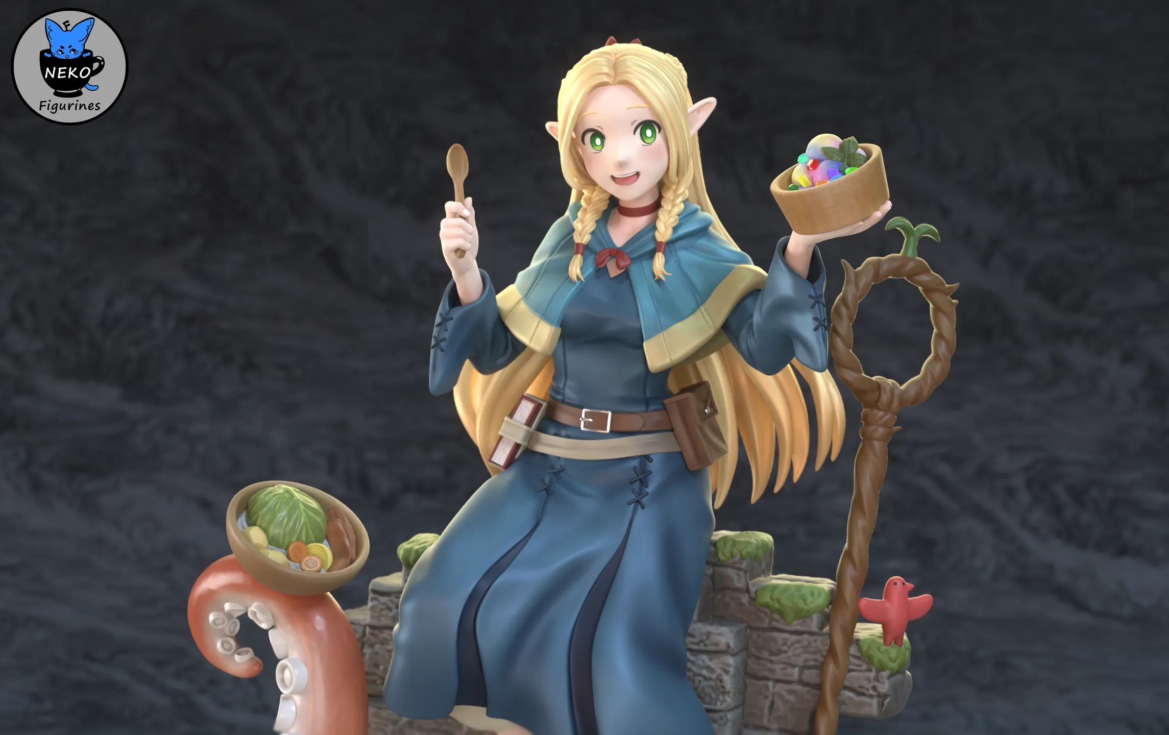 Marcille Donato - Dungeon Meshi Figure for 3D printing