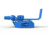 Engine of Top fuel Dirt dragster motorcycle Scale 1:25-4