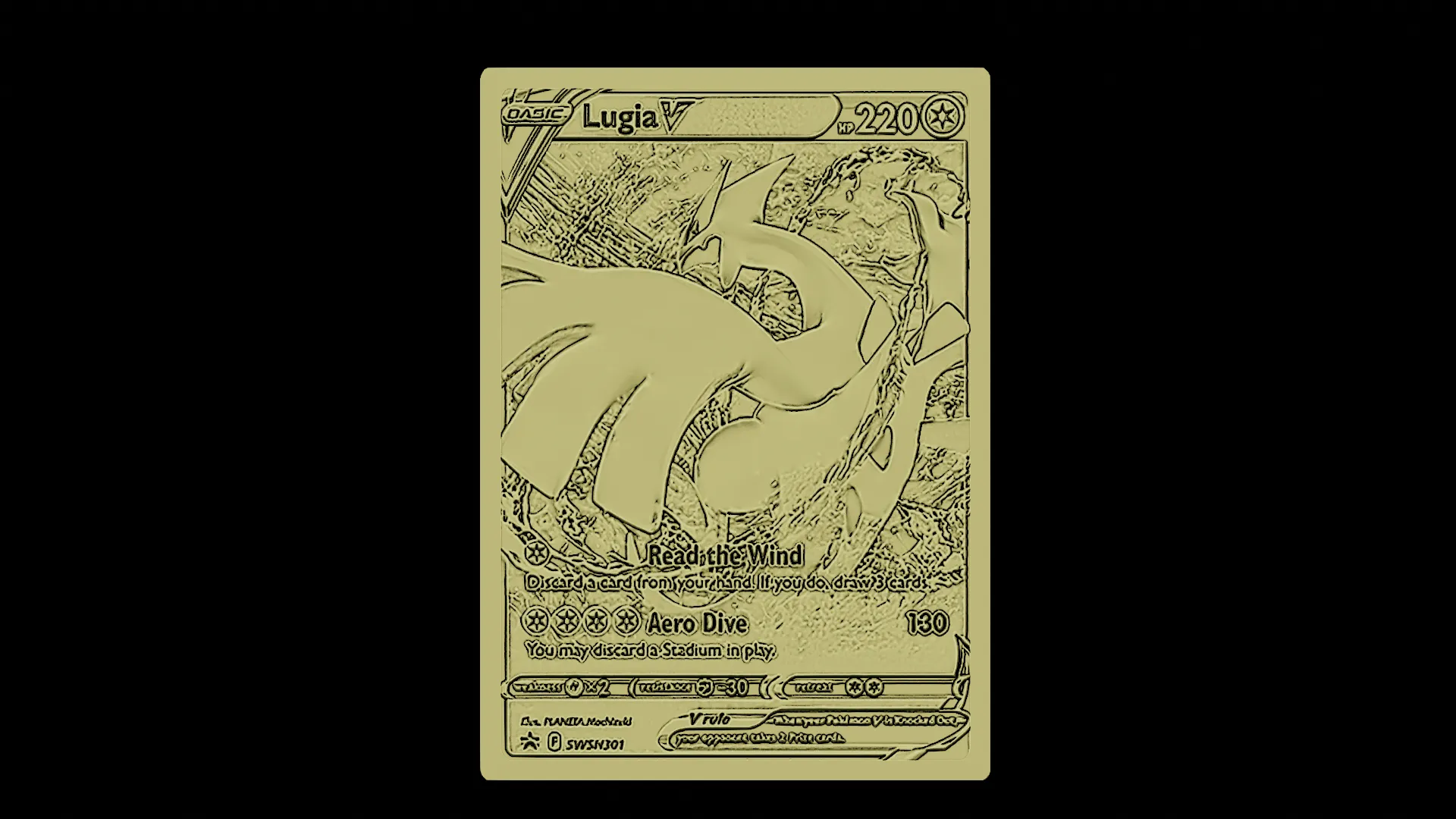 Lugia Pokemon card