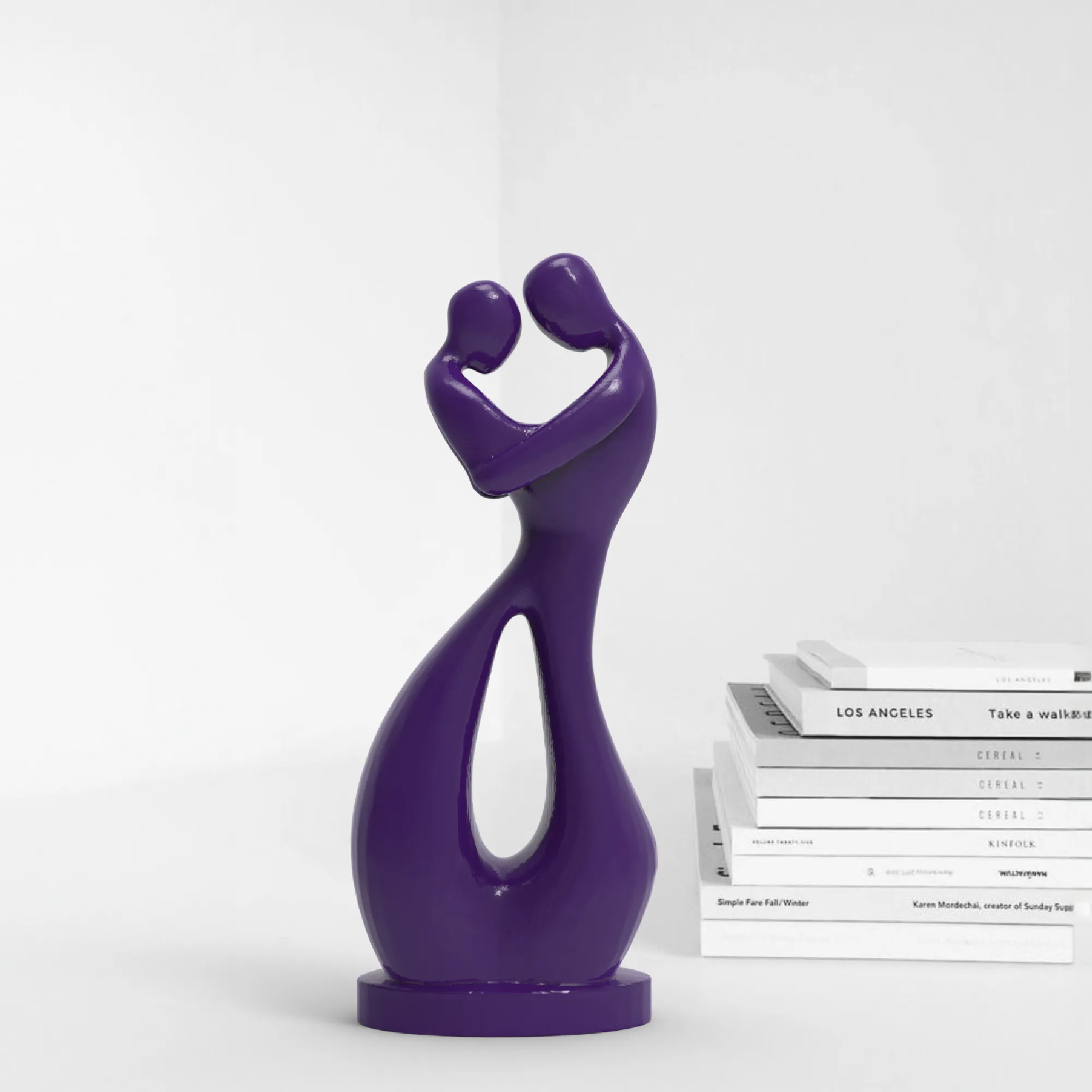 Valentine's Day Couple Statue, Romantic Modern Home Decor