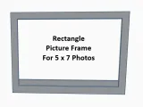 Flat Rectangle Picture Frame - Large-0