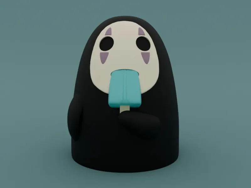 Cute Kaonashi (Sin Cara) - SpiritedAway