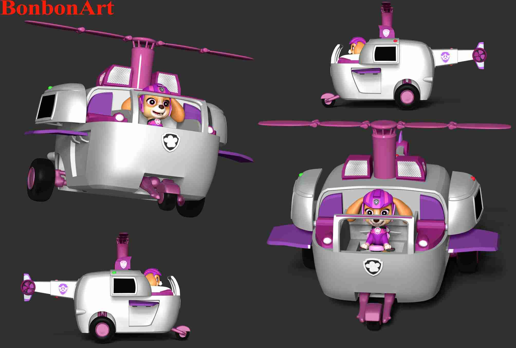 Paw patrol 2024 skye helicopter