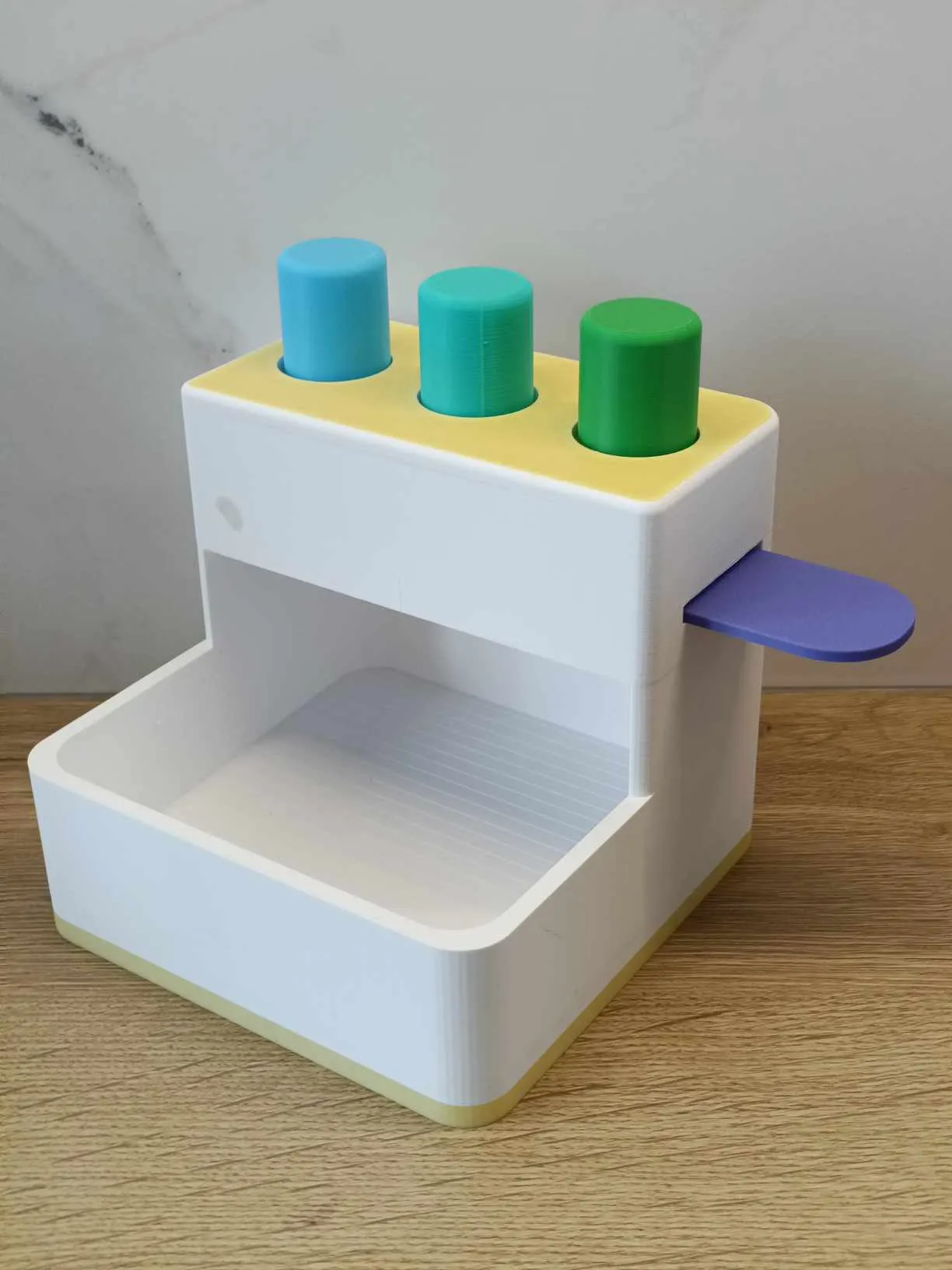 Push-and-Drop Peg Toy