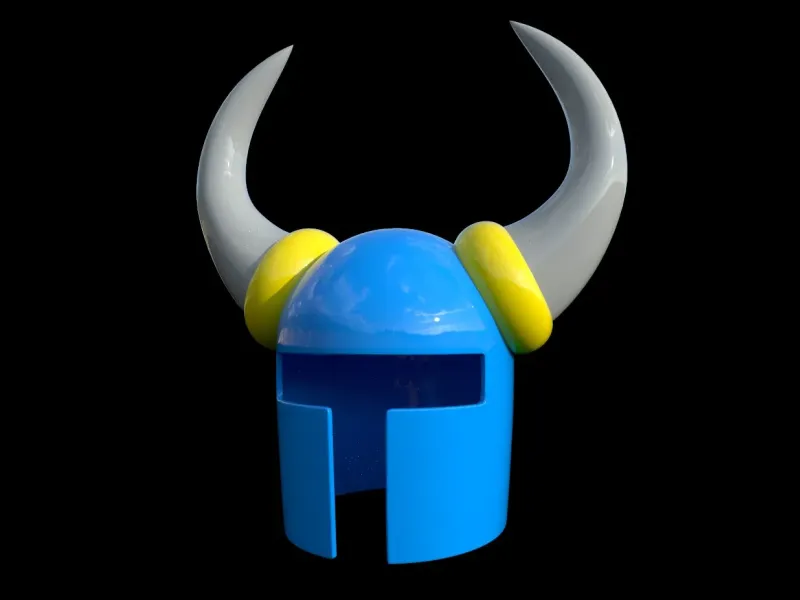 Shovel Knight Helmet 3d digital download