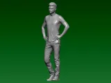 T-shirt model statue - statue - 3D print-1