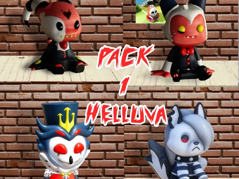HELLUVA BOSS CHIBI'S PACK