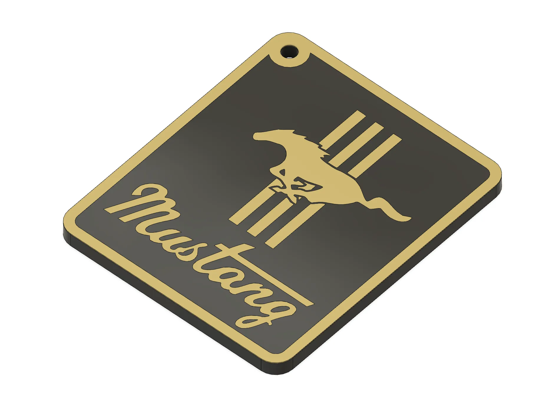 MUSTANG KEYCHAIN MULTICOLOUR