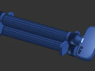 Travel-Sized Mechanical Toothpaste Roller