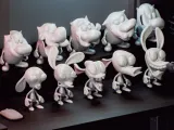 Ren and Stimpy - Modular interchangeable heads variants-3