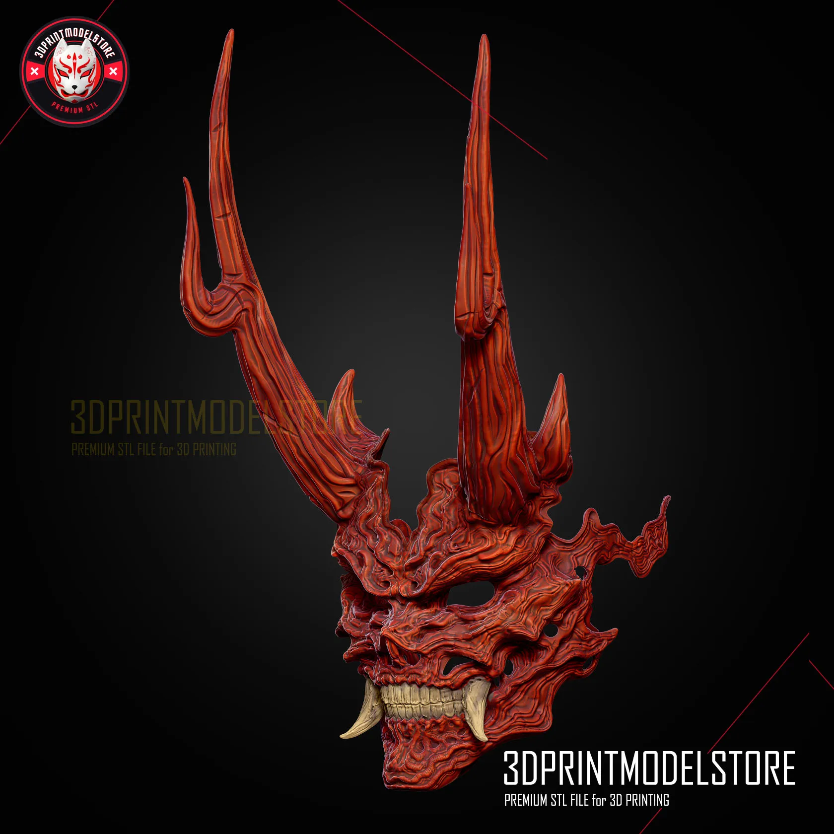 Black Myth Wukong - Dreadfire Yaksha Mask - Premium STL