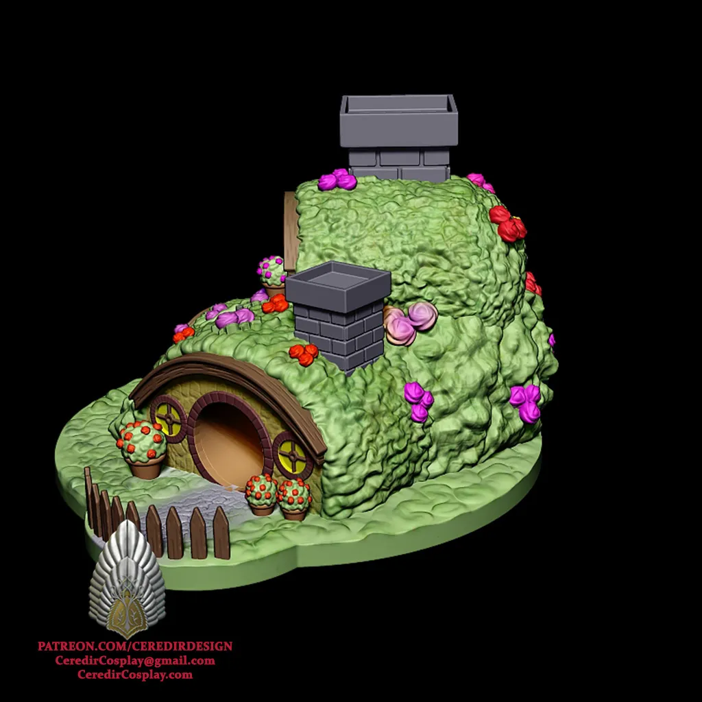 Bag End Dice Tower lord of the rings 3D DIGITAL DOWNLOAD
