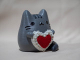 Pusheen with a Heart-2