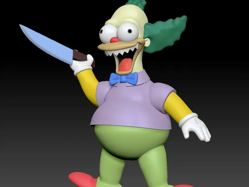 Krusty Evil doll simpsons treehouse of horrors