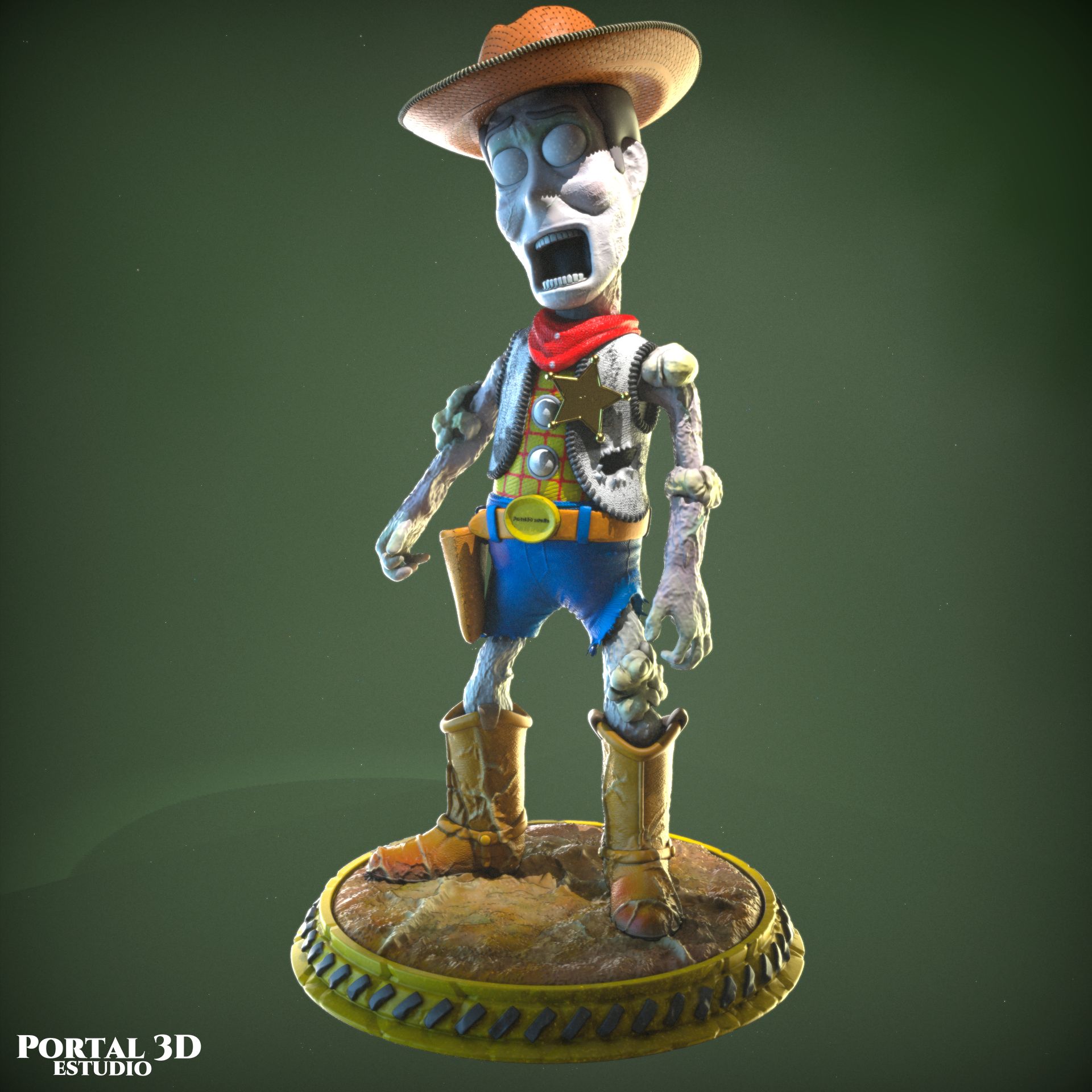 WOODY ZOMBIE/ THE LAST US /TOY STORY | 3D models download | Creality Cloud