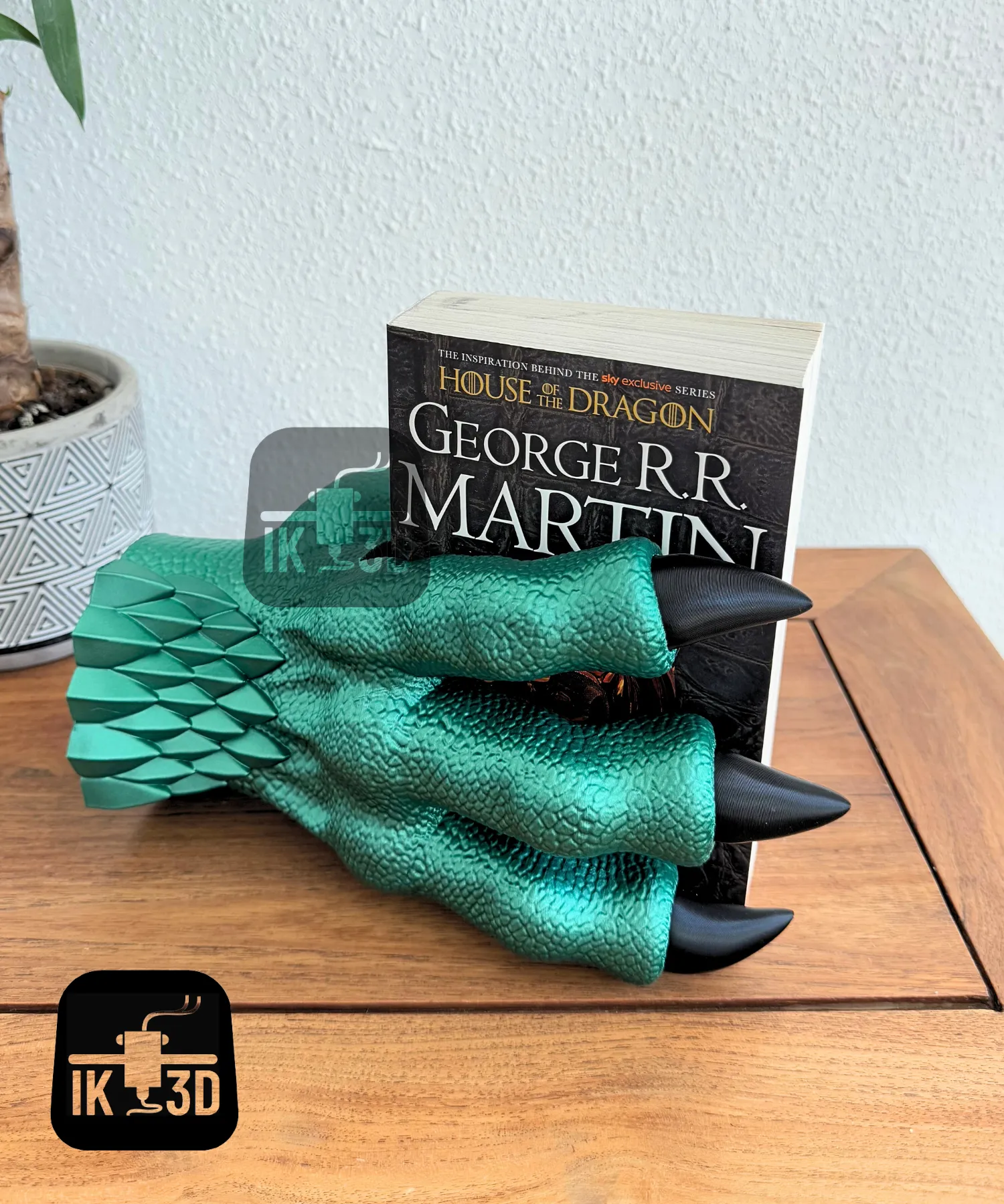 Dragon Claw Book Holder / No Supports / 3MF Included