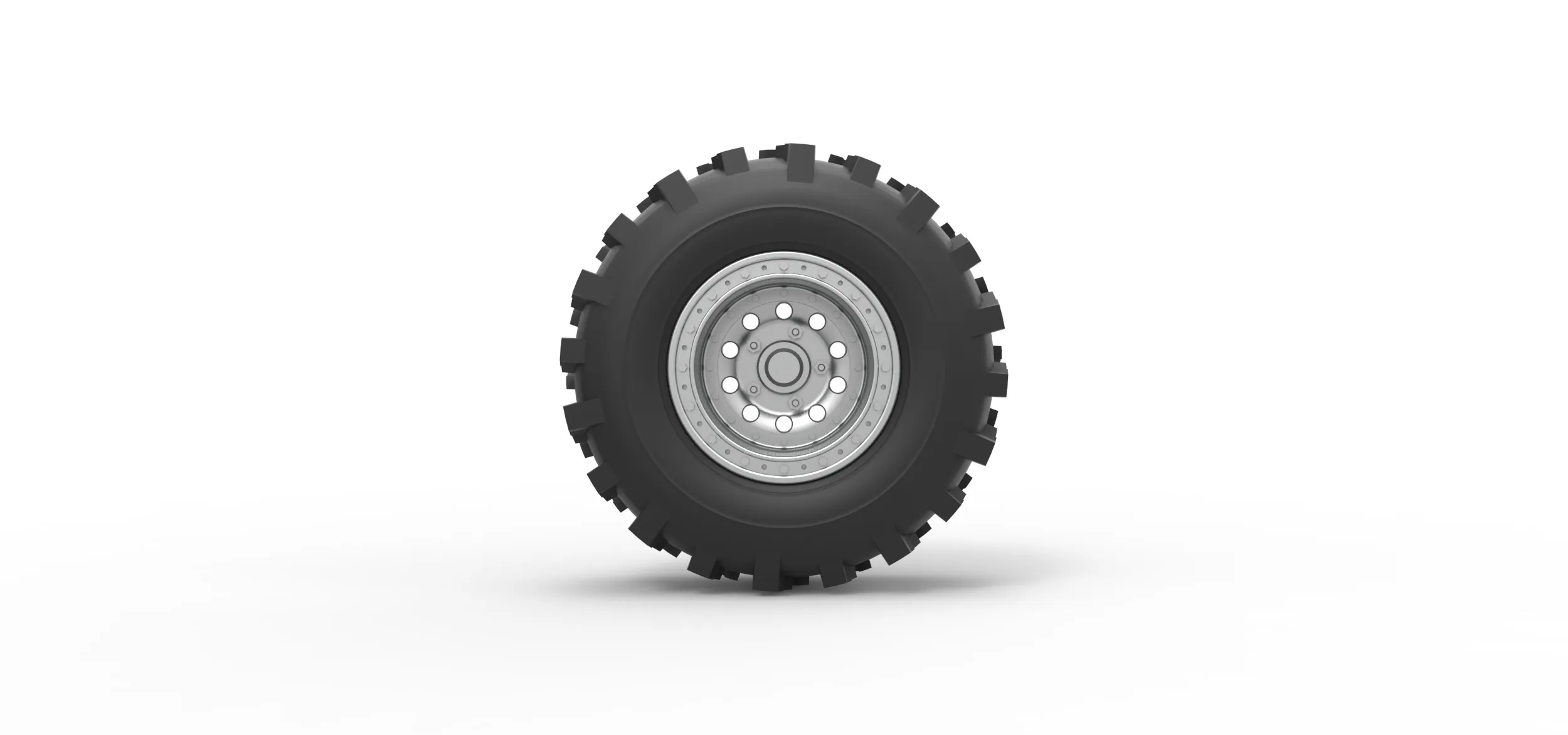 Front wheel from Mud dragster Version 3 Scale 1:25