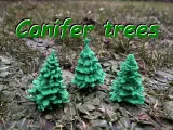 Coniferous trees diorama-0