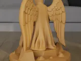 3D Print Angel He Is Risen Easter Statue STL File-3