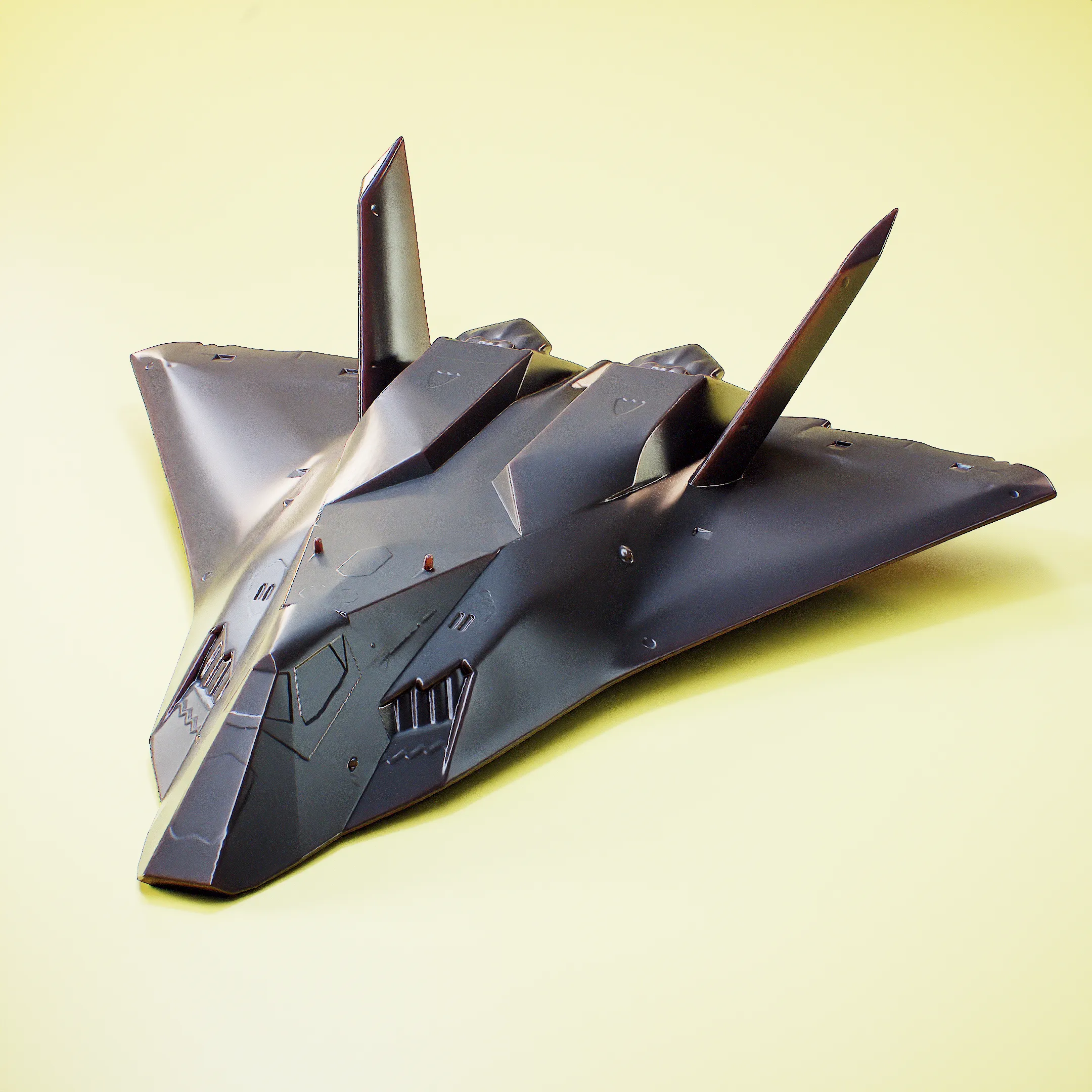 Avion Halcon de noche F117 - Lockheed 117 nighthawk