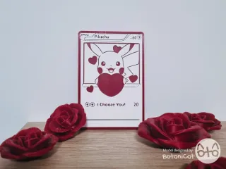 Pikachu Custom Valentines Card - “I Choose You!”