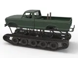 Redneck Rave Camion de boue sur chenilles Échelle 1:25-6