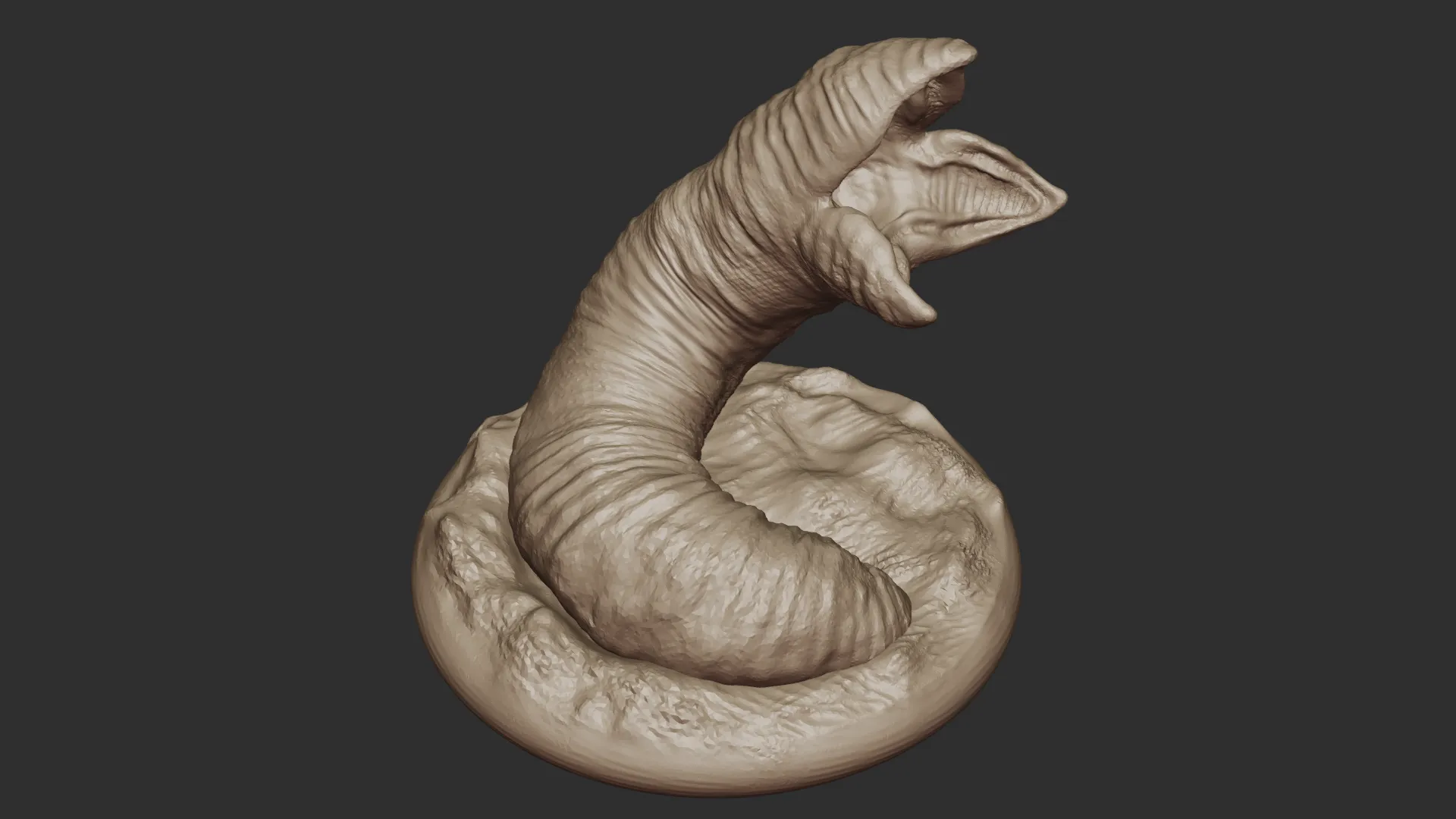 Dune Worm (Shai-Hulud) 3D PRINTABLE model
