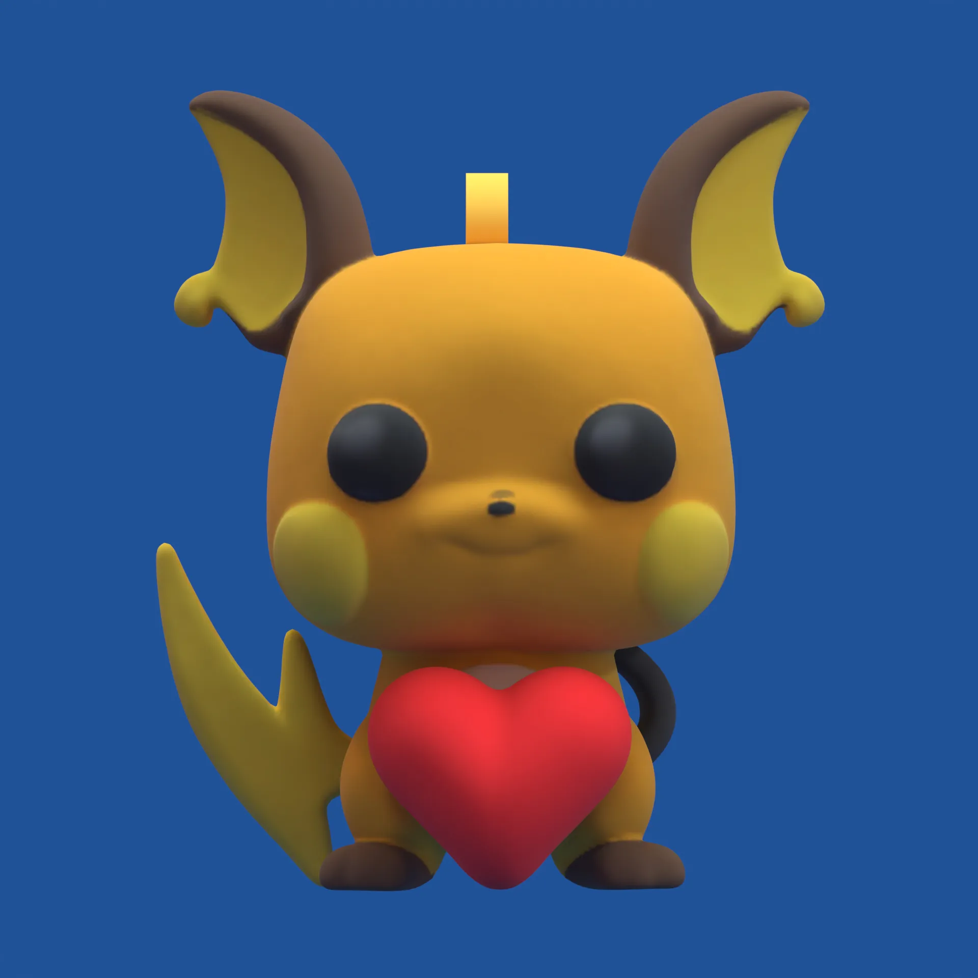 cute Raichu pokemon valentine Keychain