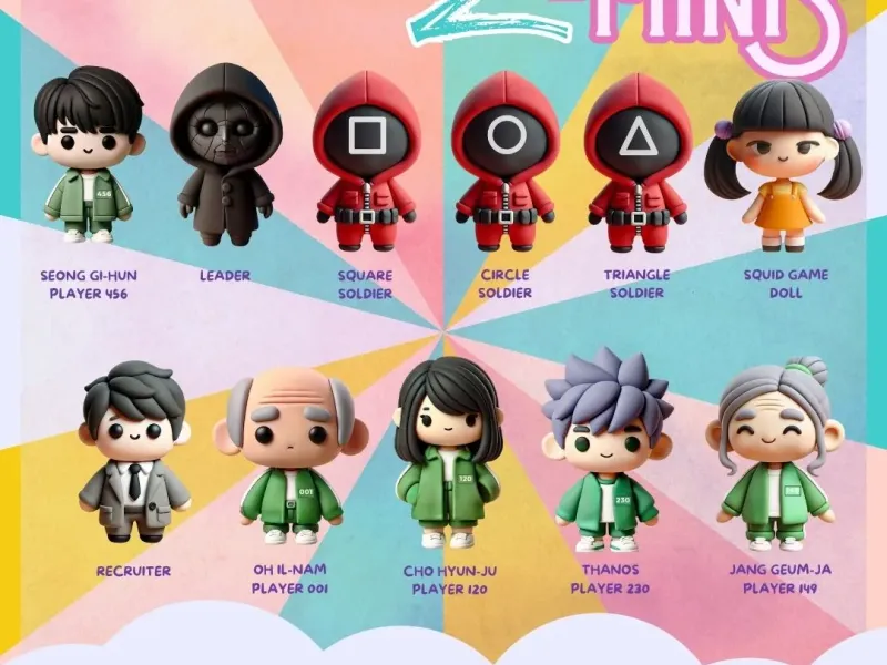 SQUID GAME COLLECTIE, Z-MINIS