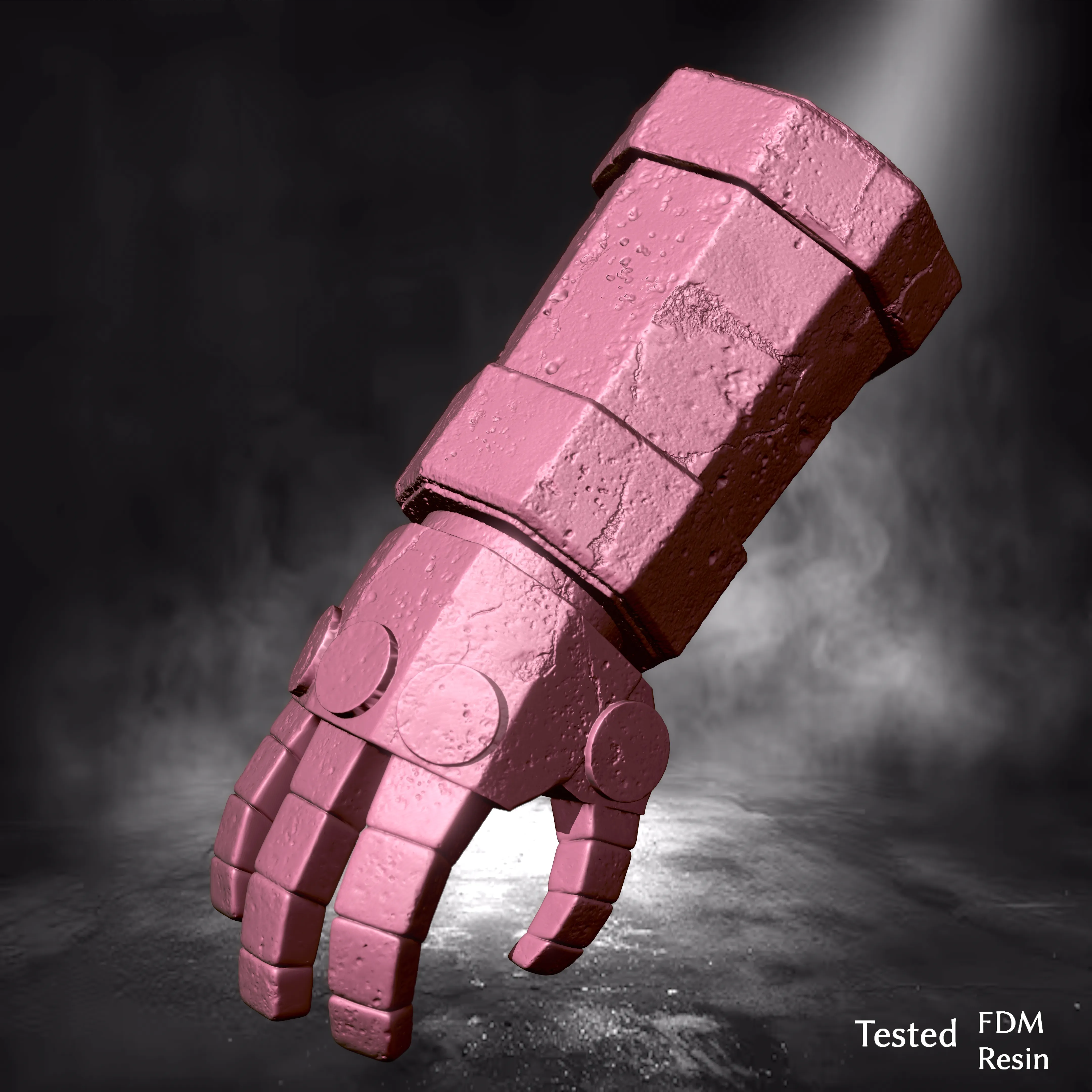 Hellboy Glove – Multi-Part Model for Cosplay 🔥👊