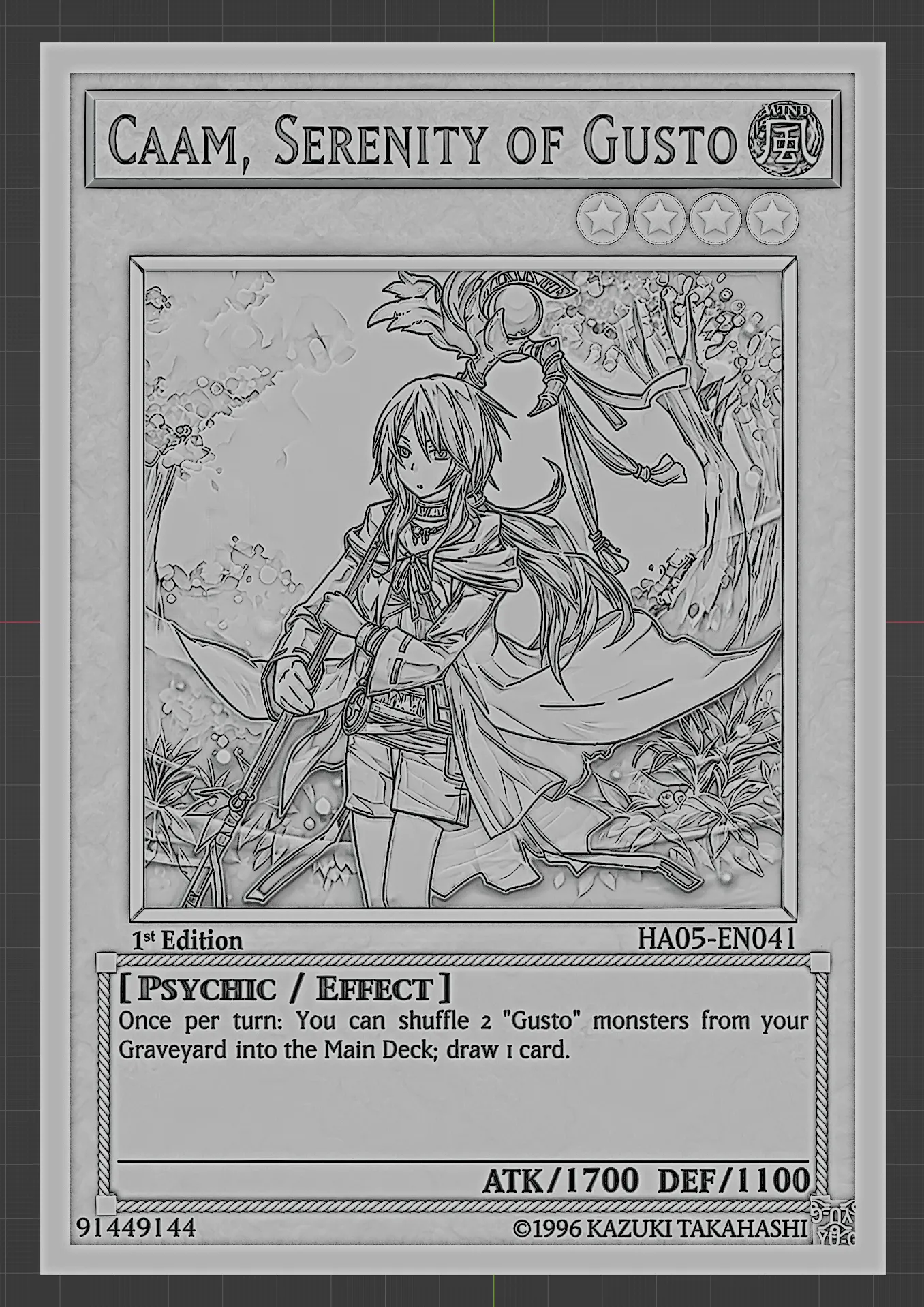 Caam, Serenity of Gusto - yu-gi-oh!