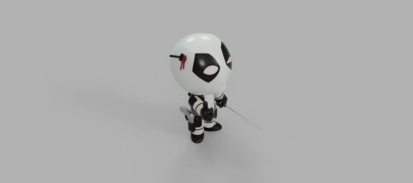 Marvel Comics Mini Deadpool / X Force Uniform (Wade Wilson)