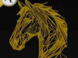 Horse - Geometric - 2D Wall Art Decor-0