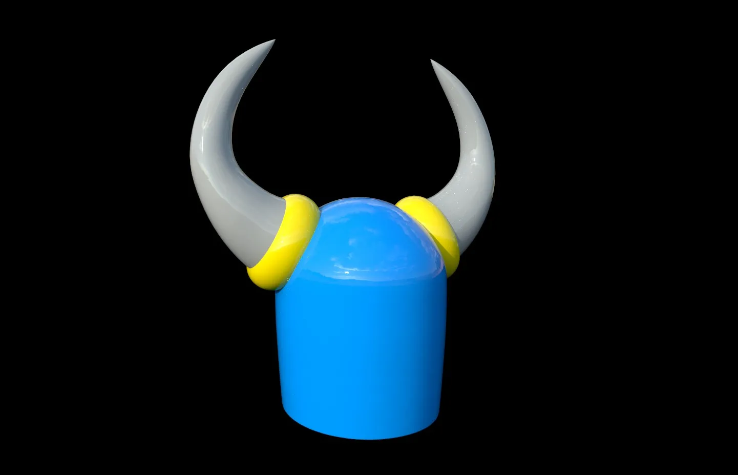 Shovel Knight Helmet 3d digital download
