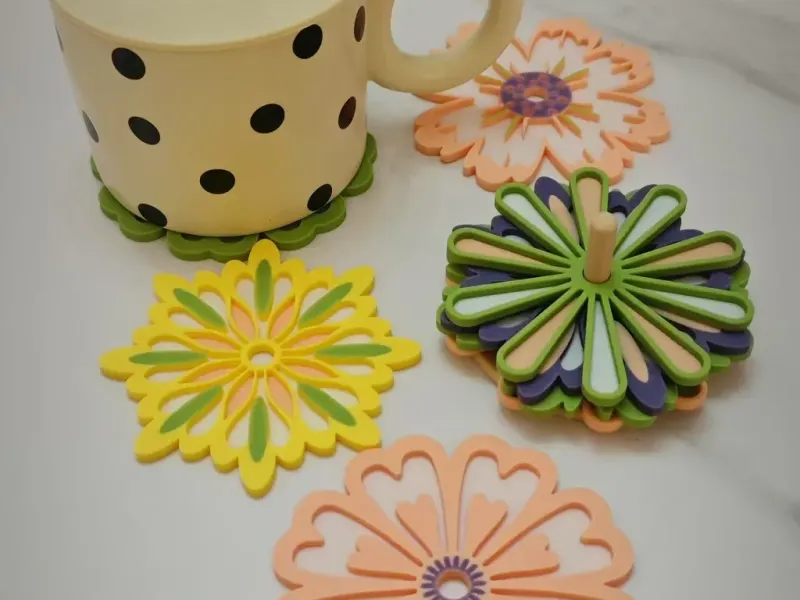 Posavasos de pétalos
