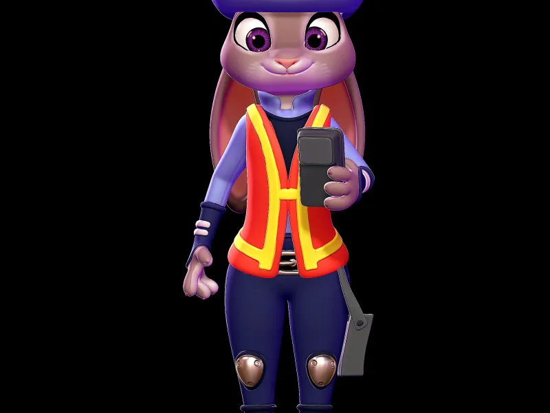 Judy Hopps Meter Maid - Zootopia