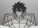 Anime Line Art - Desktop Line Art-0