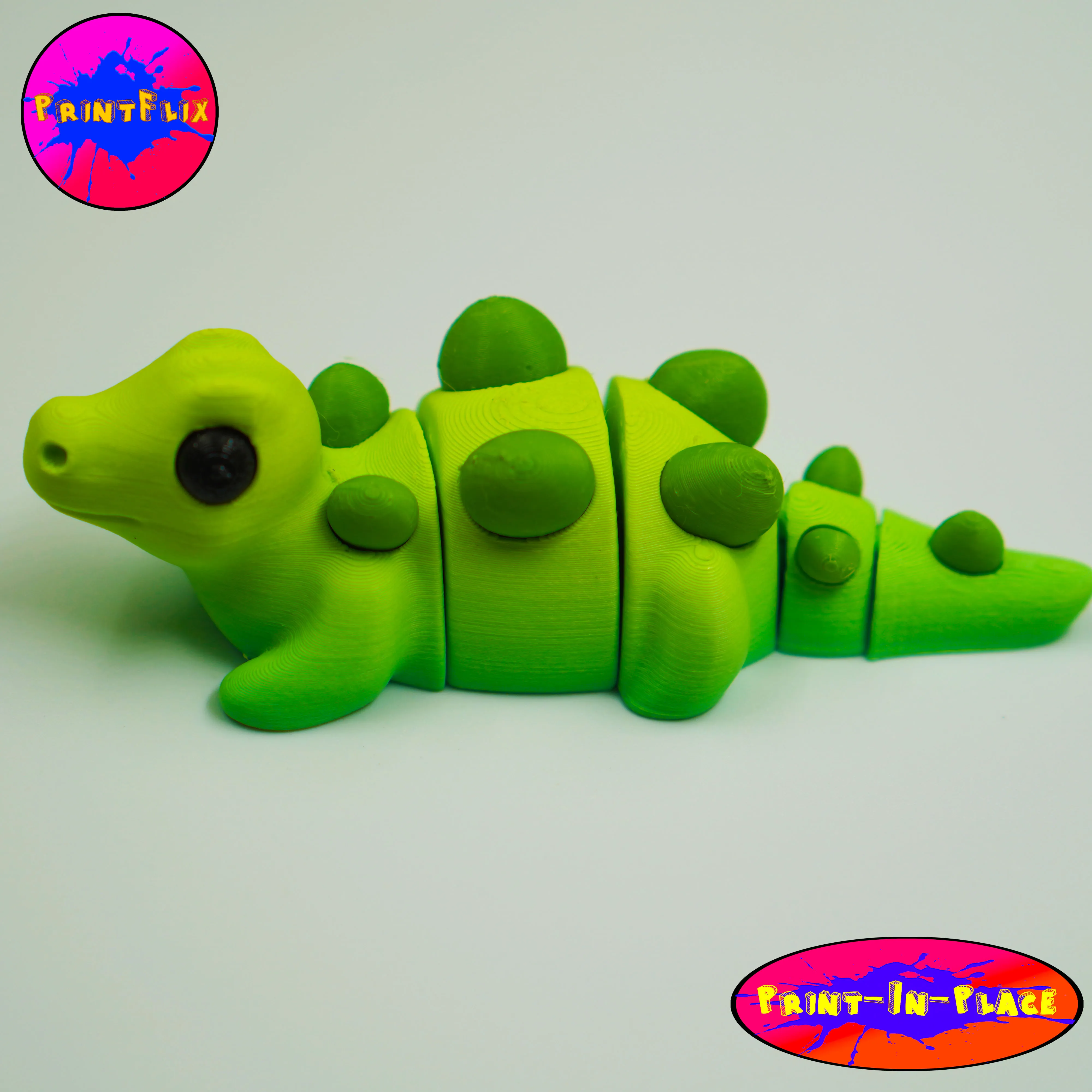 Cute Flexi Tiny STEGOSAURUS (DINOSAUR)