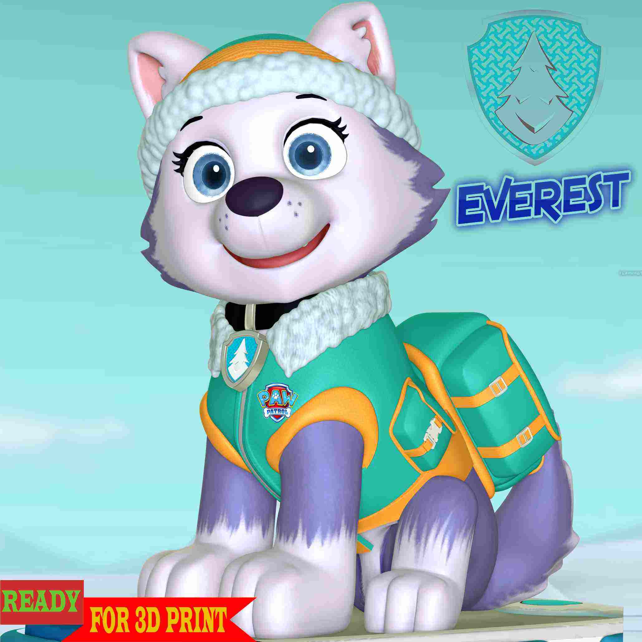 Everest - Paw Patrol, 3D models download
