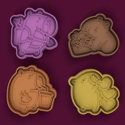 Cortantes + Estampas de Carpinchos / Capybara Cutters