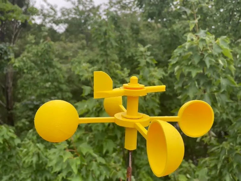 Anemometer (Windmühle/ Messgerät/ Windkraftanlage) mit Kugellager