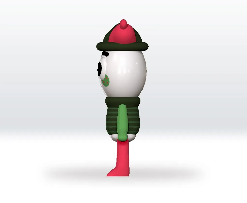 Dapperly Festive Looey STL file 3D Model Dandy's World STL