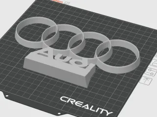 Audi Logo and text