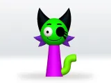 Sprunki Aurelia 3d Model Acid,Mer Bear,Pianosaurus,STL file-1