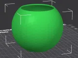 Small Globe flower pot-3