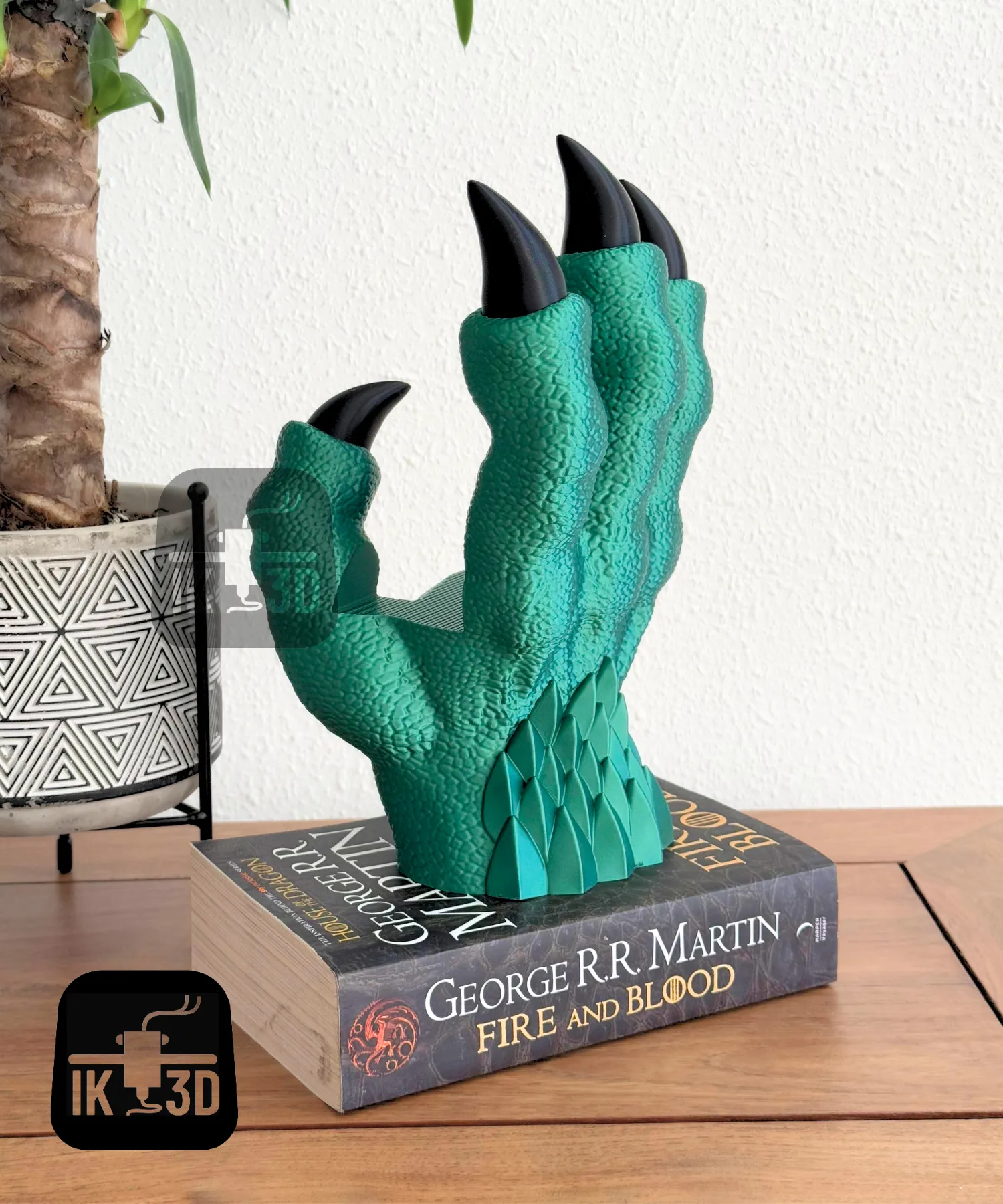 Dragon Claw Book Holder / No Supports / 3MF Included