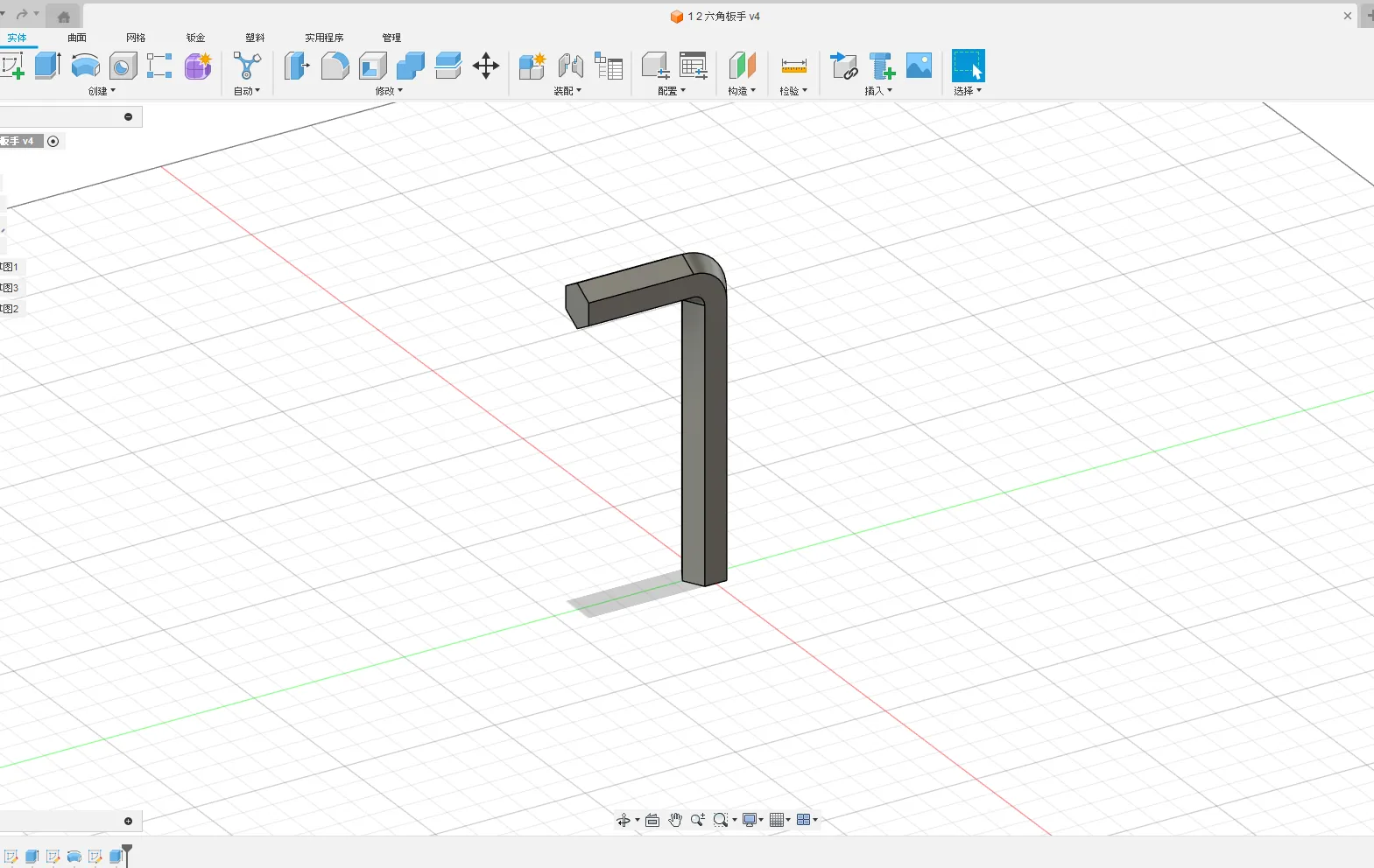 Hex Wrench Set - 3/16′′ to 1/2′′