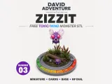 ZIZZIT – Free Toxic/Wind Monster STL | Cards, Base & HP Dial-1