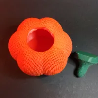 KNITTED / CROCHET PUMPKIN JACK-0-LANTERN-2